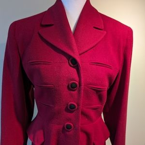 Vintage 1950s Wool Coat -- LIKE NEW